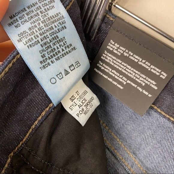 Joe’s Skinny Ankle Cropped Jeans In Dark Wash 27 - Picture 10 of 10